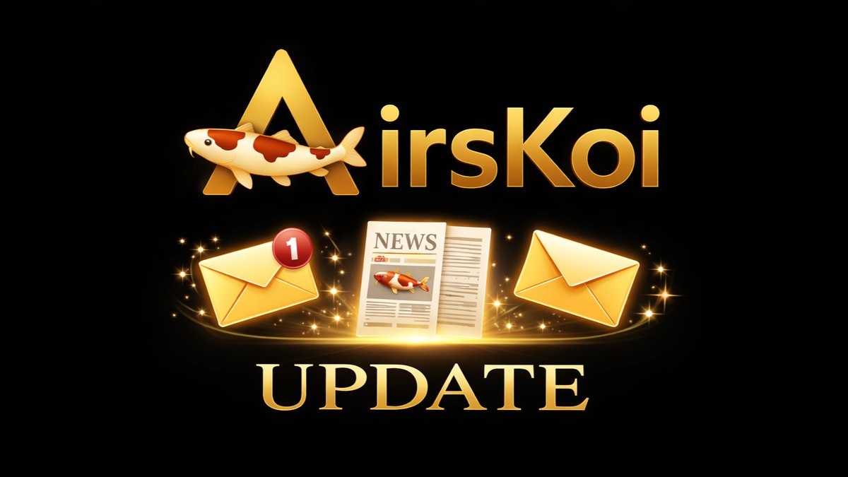 AirsKoi Website Update: News & Notifications Features Launched